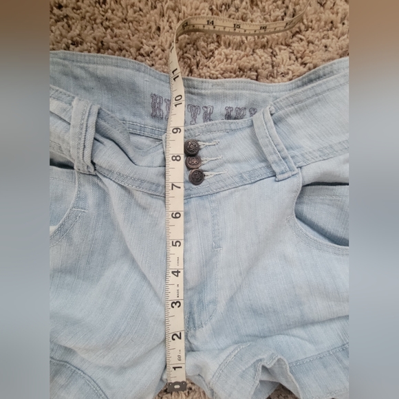 Elite Jeans Mid-Rise Shorts Women's Sz 13/14 - Picture 8 of 11